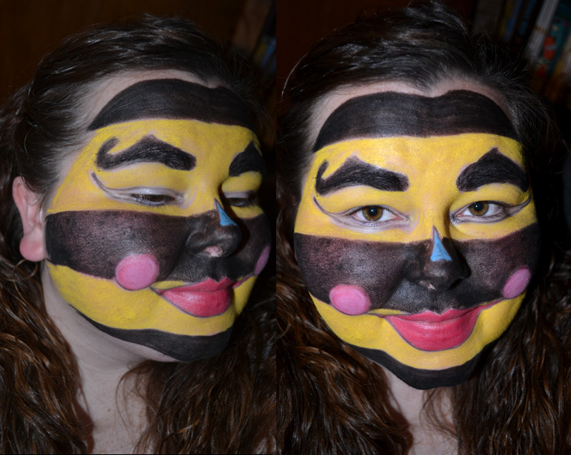 Makeup for Bee Costume | Joyce's Joys